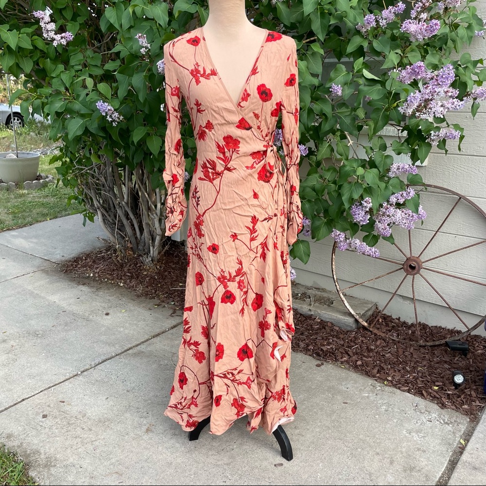 Johanna Ortiz x HM floral wrap dress